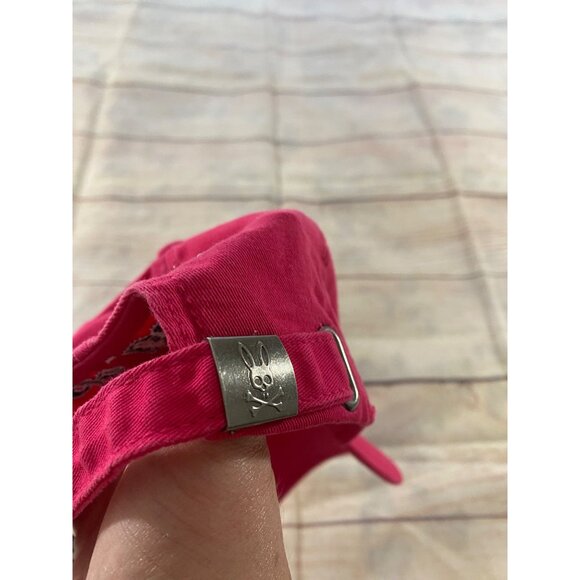 Psycho Bunny Outdoors Women's Pink/Fuchsia Baseball Cap - OS - Picture 3 of 7
